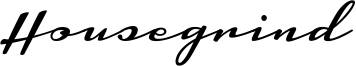 Housegrind Font