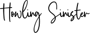 Howling Sinister Font