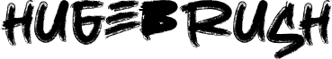 Hugebrush Font