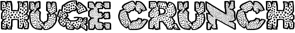 Huge Crunch Font