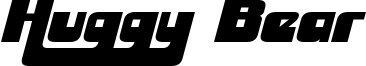 Huggy Bear Italic.otf