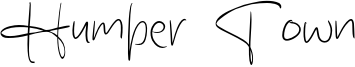 Humber Town Font