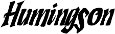 Humingson Rough Italic.otf