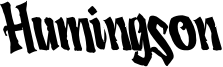 Humingson Rough Tilted.otf