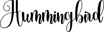 Hummingbird Font
