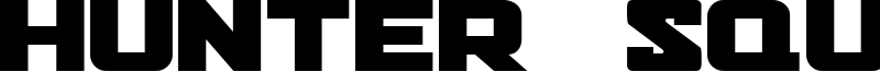 Hunter Squared Font
