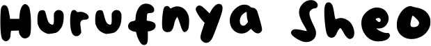 Hurufnya Sheo Font