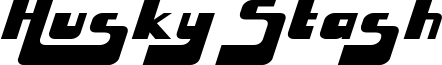 Husky Stash Font