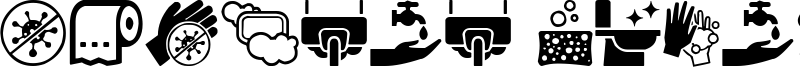 Hygiene Icons Font