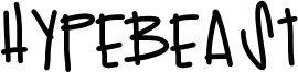 Hypebeast Font