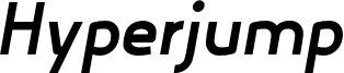 Hyperjump ExtraBold Oblique.otf