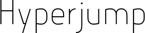 Hyperjump Thin.otf