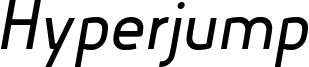 Hyperjump Bold Oblique.otf