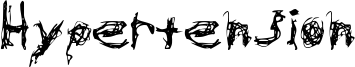 Hypertension Font
