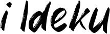 i Ideku Font