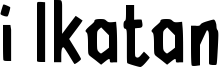 i Ikatan Font