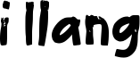 i Ilang Font