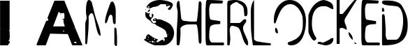 I Am Sherlocked Font