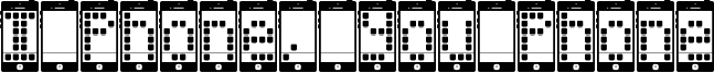 I Phone, You Phone Font