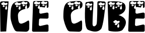 Ice Cube Font