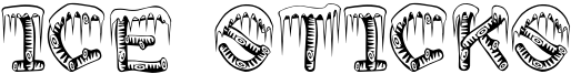 Ice Sticks Font