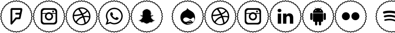 Icons Social Media 2 Font