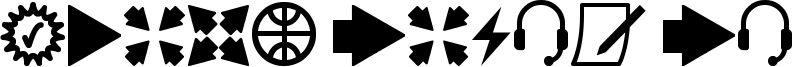 Icons South St Font