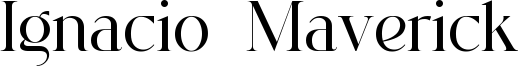 Ignacio Maverick Font