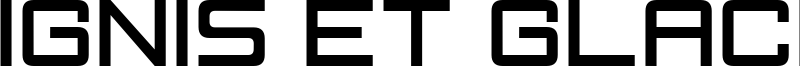 Ignis et Glacies Sharp Font
