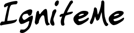 IgniteMe  Font