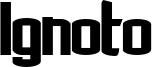 IGNOTO-B.OTF
