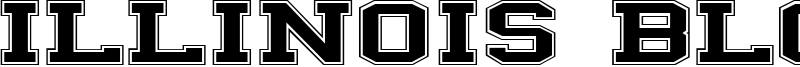 Illinois Block Font