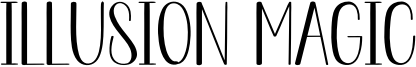 Illusion Magic Font