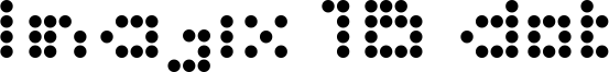 Imajix 16 dot Font