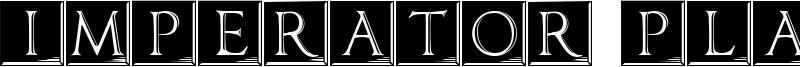 Imperator Plaque Font