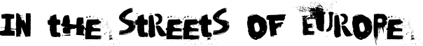 In the streets of Europe Font