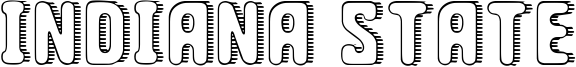 Indiana State Font