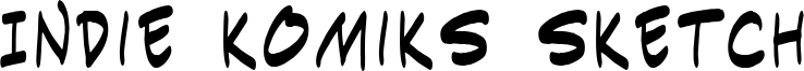 Indie Komiks Sketch Font