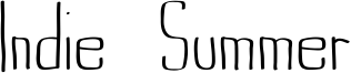 Indie Summer Font