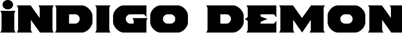 Indigo Demon Font