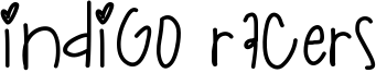 Indigo Racers Font