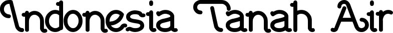 Indonesia Tanah Air Font