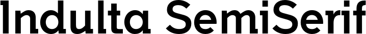 Indulta SemiSerif Font