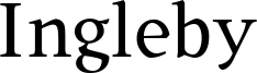Ingleby Font