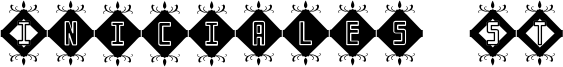 Iniciales ST Font