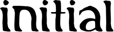 Initial Font
