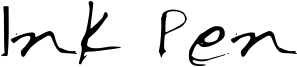 Ink Pen Font