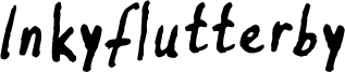 Inkyflutterby Font
