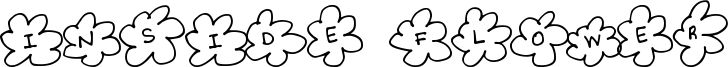 Inside Flower Font