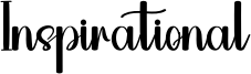 Inspirational Font